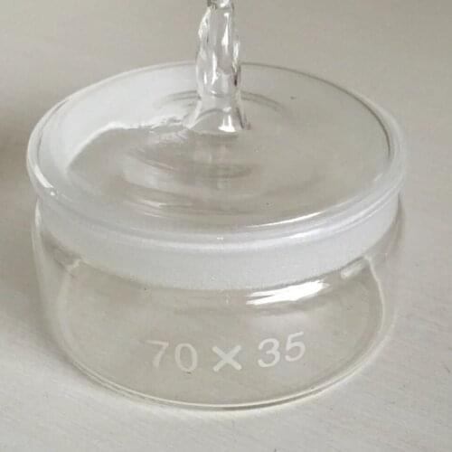 Glass Benzine cups for repair the watch Lapping cover without knob bencineras tapa esmerilada sin boton