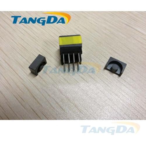 Tangda EP10 core EP Bobbin magnetic core + skeleton 4+4 pin Transformers horizontal DIP Through Hole