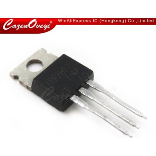 10pcs/lot IRF2807Z 75V 75A 170W TO220 In Stock