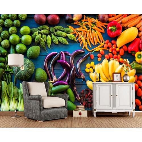 Papel de parede 3D, fruit wallpaper for restaurant living room bar TV sofa wall kitchen 3d mural