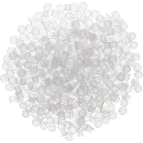 500Pcs / Lot Ink Lid Cup Container Permanent Makeup Pigment Holder Cups