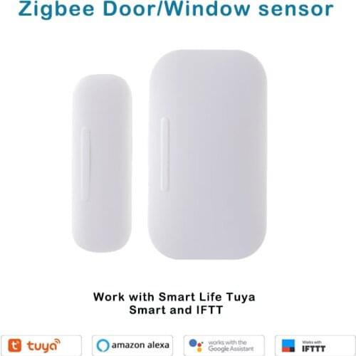 Tuya Smart ZigBee Door Window Contact Sensor Smart Home Wireless Door Detectors Open/Close APP Remote Alarm
