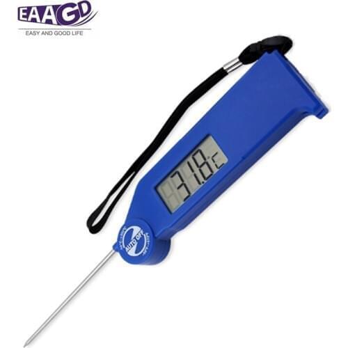 EAAGD Instant Read Thermometer Fast Digital Electronic Food Thermometer Cooking Thermometer with Collapsible Internal Probe