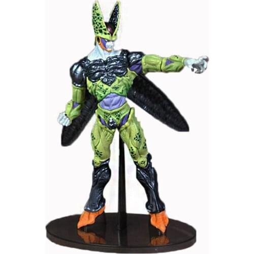 1/12 18CM PVC Action Figure Japan Anime Cell Gotenks Vegetto Toys for Birthday Gift Transformers Toys Dolls Collection