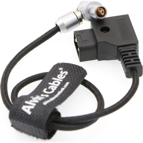 Alvins Cables Z CAM E2 Camera Right Angle Power Cable Flexible 90 Degrees 4 Pin to D Tap