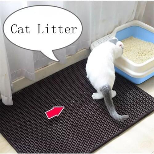 Cat Sand Mat Pet Supplies Carpet Litter Mat Toilet Waterproof Pets Trapper Dog Foldable Home Clean Cats EVA Non-Slip Carpet