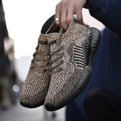 Best Selling Fashion Mens Sneaker Anti-slip Casual Men Shoes Mesh Breathable Luxury Men Shoes Men Lace Up Sneakers Size 37-45