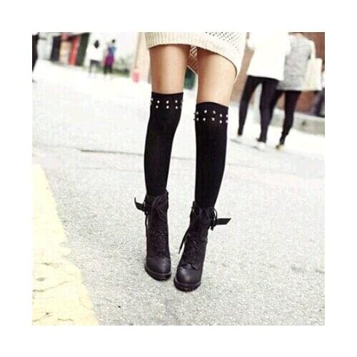 Fashion Nylon Stockings Japanese Thigh Highs Nylon Knee Socks Over The Knee Socks Stockings High Socks