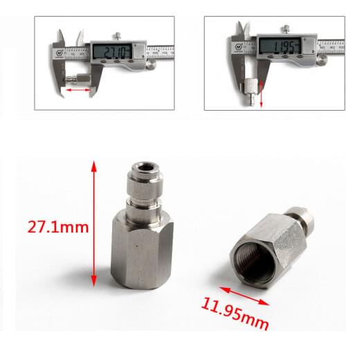 1PCS Steel Rated 5000PSI Male Coupling Quick-Disconnect 1/8 NPT Female Thread