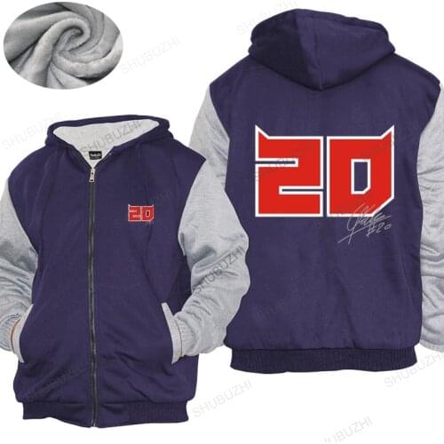 Cotton warm coat Men FABIO QUARTARARO WITH SIGNATURE hoodies fabio quartararo fabio quartararo petronas Cotton Brand thick hoody