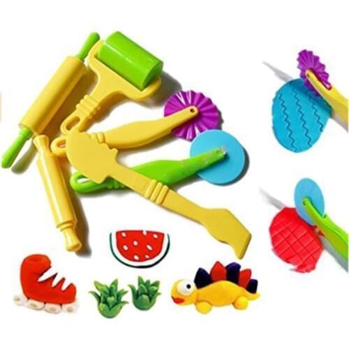 2020 New DIY Slime Play Dough Tools Accessories Plasticine Mold Modeling Clay Kit Slime Plastic Set Cutters Moulds Toy For Kids