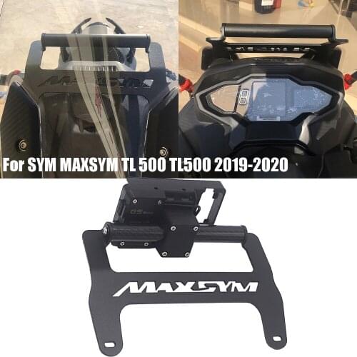 NEW Motorcycle For SYM MAXSYM TL 500 TL500 2020 Front Phone Stand Holder Smartphone Phone GPS Navigaton Plate Bracket