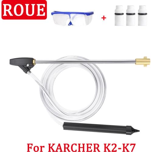 For Karcher High Pressure Cleaner Wet Sandblasting Gun Kit Nozzle For Jet Washer Car Cleaning Hose Rust Removal Car Wash Tool