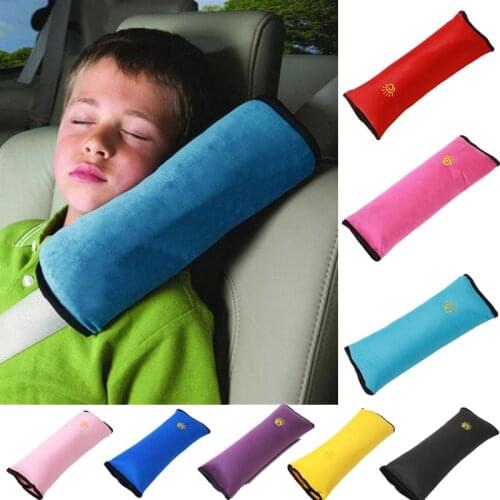 4 Color Baby Car Pillow Car Seat Belt Protection Shoulder Cushion Child Car Seat Belt Cushion Child Soft Head Pillow