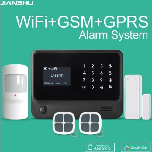 Large Ttouch Screen G90B plus 3G GSM Wifi Home Alarm Fast Free Shipping to Russian Burglar alarm with Russia menu Russia manual