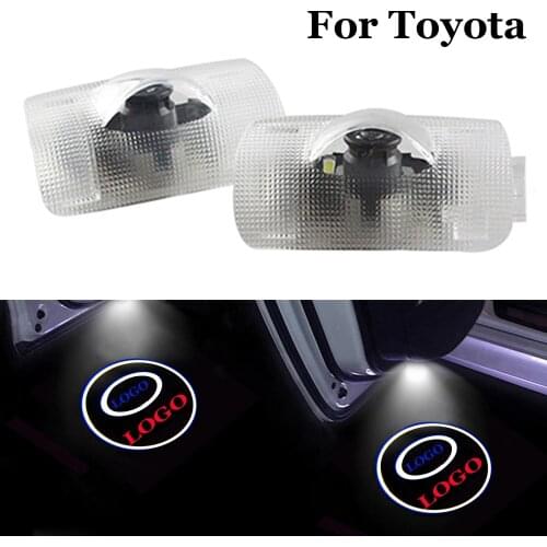 Led Door Light Car Courtesy Welcome Lamp Laser Projector Ghost Shadow Lamps Auto Accessories For Toyota Avalon Land Cruiser