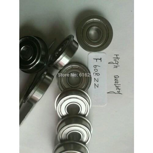 High quality 50 PCS SF608ZZ Bearings F608ZZ Stainless Steel Flanged Bearings SF608ZZ