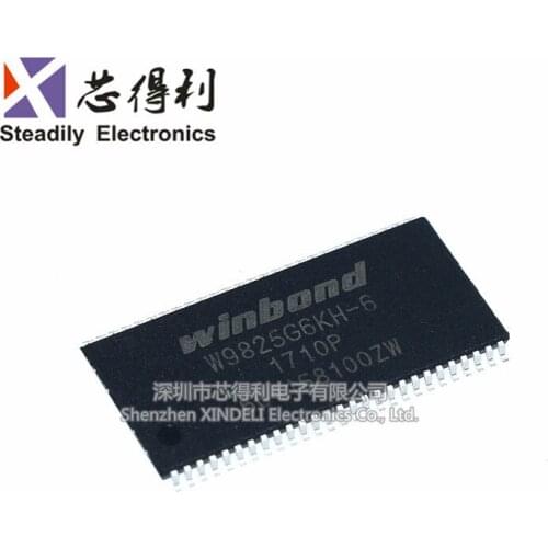 10pcs/lot Brand New & Original W9825G6KH-6 TSOP(II)-54 256Mbit RAM Memory