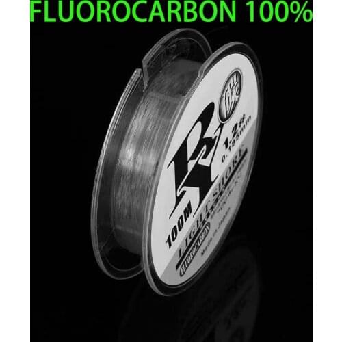 100M Super Strong 100% fluorocarbon Fishing Line Carbon Fiber Leader Line Salt Sinking line Pesca Multifilament Fishing line