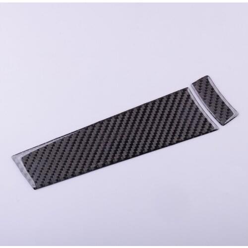 2Pcs Car Carbon Fiber Driver Dashboard Panel Trim fit for Mitsubishi Lancer Evo 2008 2009 2010 2011 2012 2013 2014