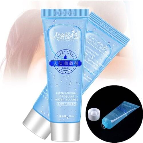 25ml Water Soluble Human Body Lubricant No Parabens Hypoallergenic Comfortable Lasting Moisturize for Men Women Couple A7