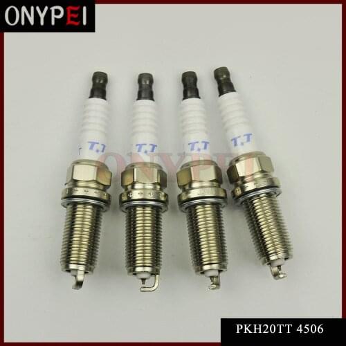 4pcs/lot Car Platinum Power Spark Plug PKH20TT 4506 For Nissan Teana 2.3 V6 Picasso 1.6L Crown 2.5/3.0 Emgrand EC7 PKH20TT-4506