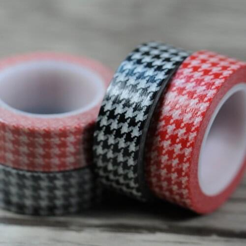 Free Shipping Beautiful shipping washi tape/15mm*10m washi tape/swallow gird picture masking paper tape