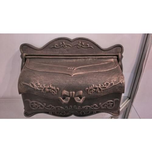 Bronzed Cast Iron Mailbox Rustic Iron-Mail box Fashion Vintage Bucket tin Newspaper box Post Letter Box aluminium