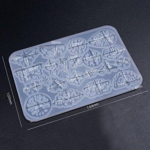 Ancient Style Long Earrings Pendant DIY Crystal Epoxy Mold High Mirror Silicone Molds Jewelry Making X4YA