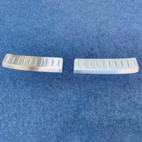 For Toyota Harrier Venza 2020 2021 Interior Rear Bumper Sill Tail Trunk Guard Pedal Protector Cover Trim Car Styling Accessories