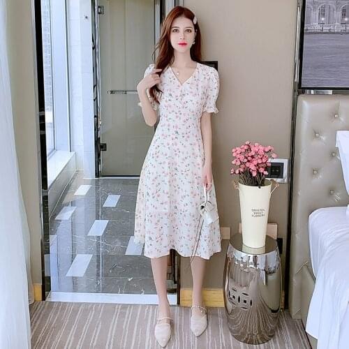 Летние шифоновые платья Houthion China At AliExpress