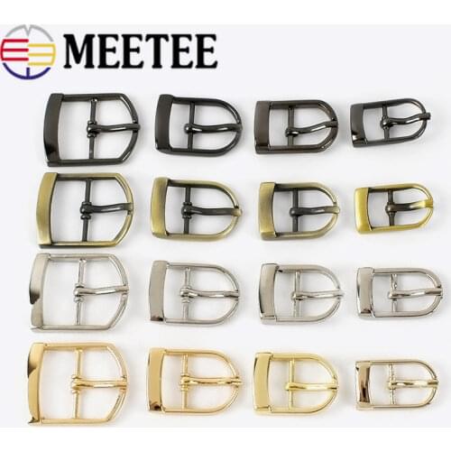 20pcs 13/16/20/25mm Metal Pin Belt Buckles Adjuster Bags Strap Slider Shoes Buckle DIY Leather Hardware Accessory BF071
