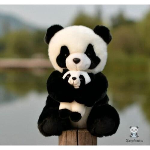 Cute Toy Plush Panda Mother And Baby Doll Toys Gifts Pillow Children Dolls