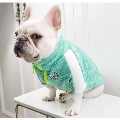 Fashion Dog Hoodie Pug Clothes French Bulldog Clothing Frenchie Costume Bichon Poodle Schnauzer Dog Outfit Pet Apparel Dropship