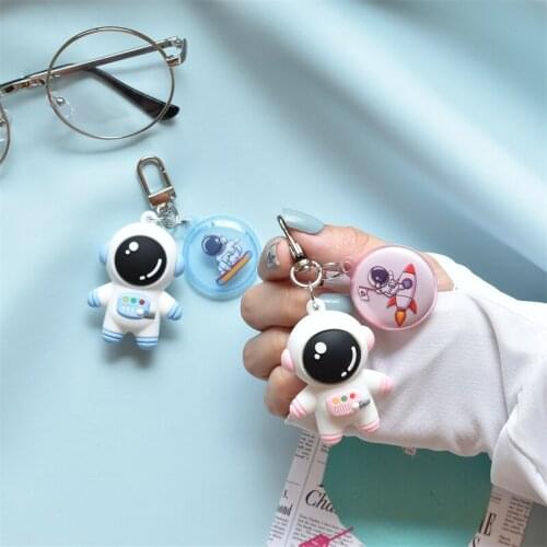 Fashion Couple Durable Scratch-Resistant Anti-Lost With Keychain Case For AirTag Location Tracker Soft Silicone Protective Cover