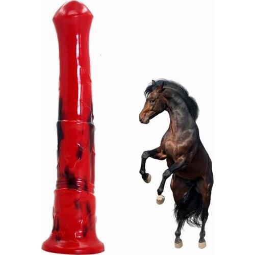 New Big Animal Dildo Dog Wolf Horse Dildos Colorful Fake Penis Sex Toys For Women Anal Plug Anus Massage Couple Flirt Sex Shop