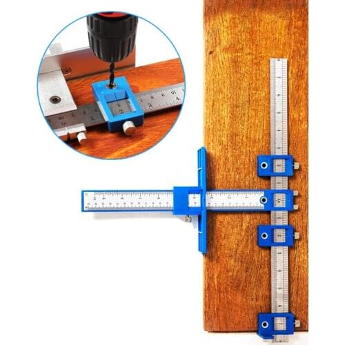 New Punch Locator Drill Bit Guide Sleeve Cabinet Woodworking Jig Pull Drawer Dowelling Hole Hardware Locator Wood Drilling Tool