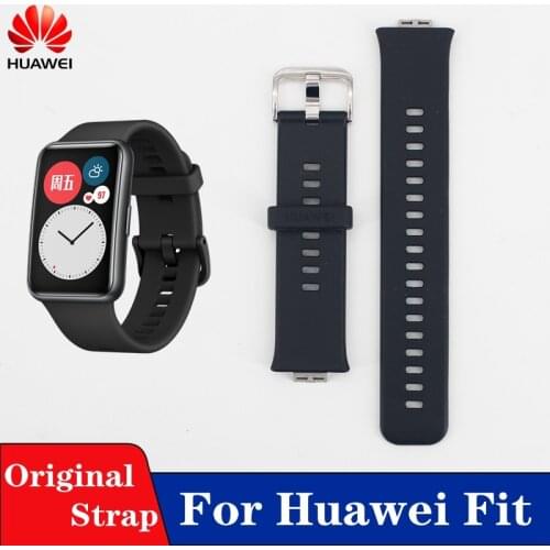 Original Replacement Silicon Wrist Strap for Huawei Watch Fit Watch Strap Band