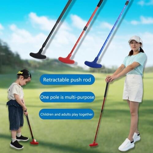 Practical Golf Putters Retractable Two-way Golf Tool Junior Adults Toddler Mini Golf Putters for Outdoor Golf Tools