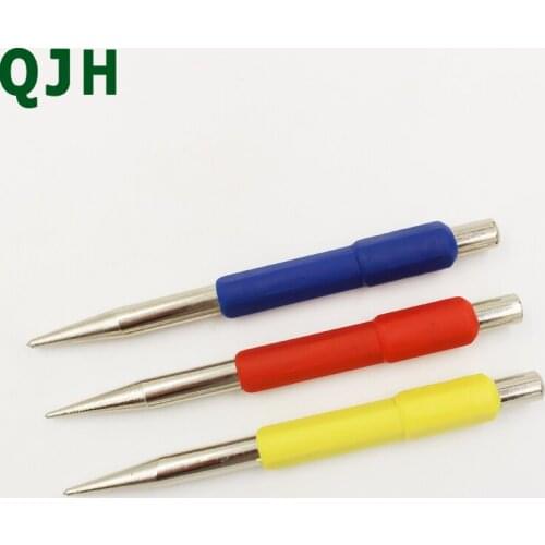 QJH 2017 New 3pcs leather tools handmade craft punch cone spacing leather tool punch steel awl RX055