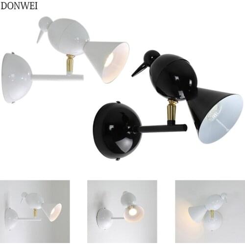 Nordic Modern Creative Bird Led Wall Lights Modern Wall Sconces Fixtures For Bedroom Bedside Led Wall Lamp for Home Lighting