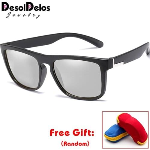 Polarized Photochromic Sunglasses Women Brand Designer Driving Goggles Men Clacssic UV400 Gafas De Sol Hombre with box