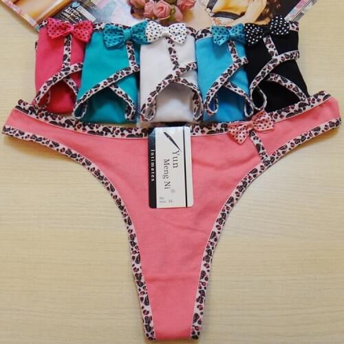 Cotton Womens Sexy Thongs G-string Underwear Panties Briefs For Ladies T-back,Free Shipping 1pcs/lot 87286