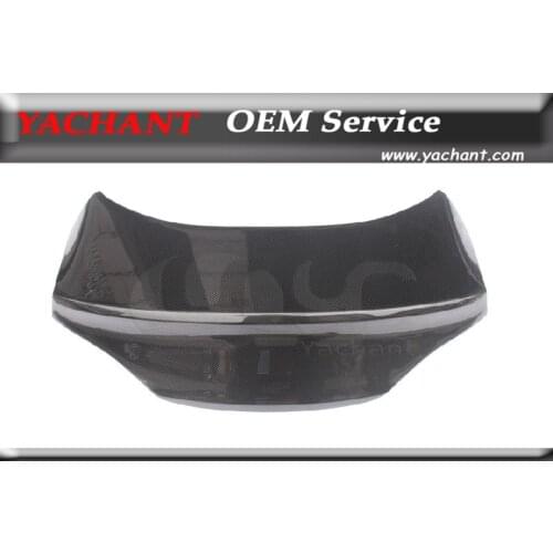 Car-Styling High Quality Carbon Fiber Bootlid Trunk Fit For 2010-2011 Hyundai Rohens Genesis Coupe OEM Rear Trunk Tailgate