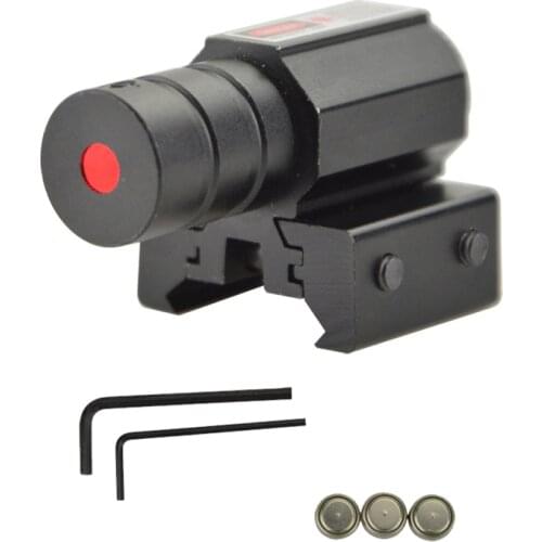1pc Archery Laser Sight Red Dot Sight Aluminum Alloy Adjustable Target Aiming for Bow and Arrow Shooting Hunting Accessories