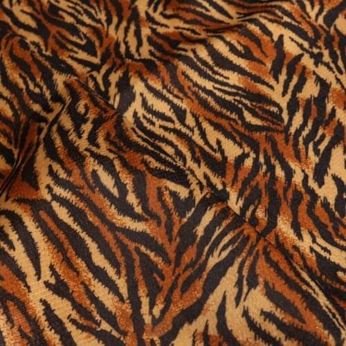 100*150cm Leopard Tiger Cow Pattern Plush Fabric For Diy Garment Sofa Cover Toy Carpet Sewing Patchwork Accessories