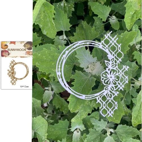 2021 CH New Arrival Round flower Metal Cutting Dies Embossing Scrapbooking Stencil Craft Cut Dies For DIY Card Handmade