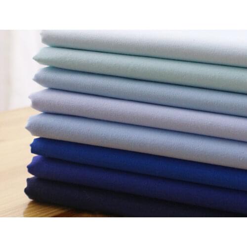 50Cm X145cm Pure Cotton Pure Color Multi-color Cotton Fabric Plain Colorclothing Shirt Top Fabric Home DIY Apparel Sewing Fabric