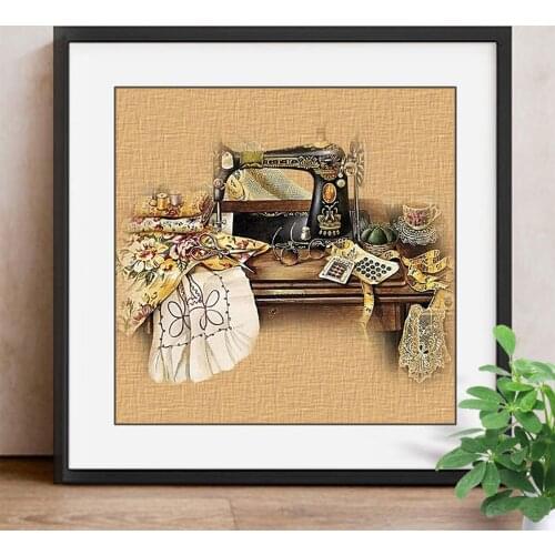 Diamond Embroidery Sewing Machine Mosaic DIY Diamond Painting Full Square New Arrival Picture Of Rhinestones Home Decor