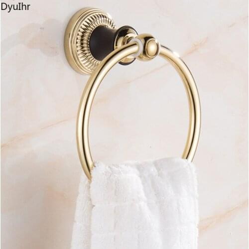 American rose gold bathroom towel ring European gold towel ring round antique black antique towel ring DyuIhr
